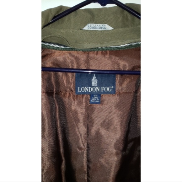 Mens long trenchcoat by London Fog - Picture 5 of 5